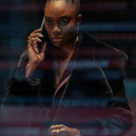 Anita Joy Uwajeh Fightland Black Fur Jacket